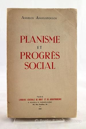 Planisme et Progres Social