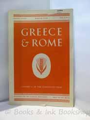 Greece & Rome, Second Series Vol. V, No. 1 (March 1958)