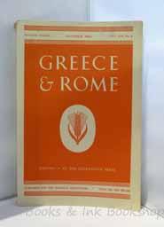 Greece & Rome, Second Series Vol. XIII, No. 2 (October 1966)