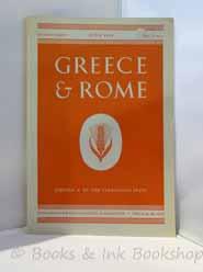 Greece & Rome, Second Series Vol. I, No. 2 (June 1954)