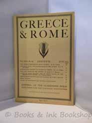 Greece & Rome, Vol. XXII, No. 65 (June 1953)