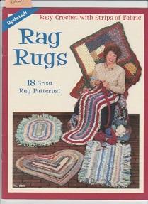 Rag Rugs 18 Great Rug Patterns ! : Easy Crochet With Strips Of Fabric