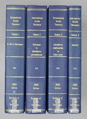 International Textile Thesaurus - Volume 1 - A-30 to Enkasheer : Volume 2 - Enkaspan - Phosphorus...