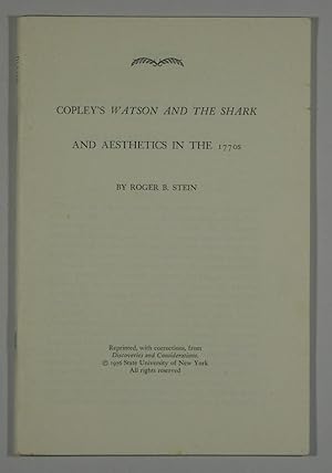 Copley's 'Watson and the Shark' and Aesthetics in the 1770s