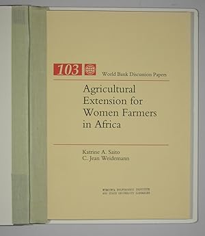 Agricultural Extension for Women Farmers in Africa