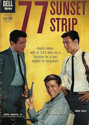 77 Sunset Strip Ccomi Book, No. 1106 June-Aug 1960