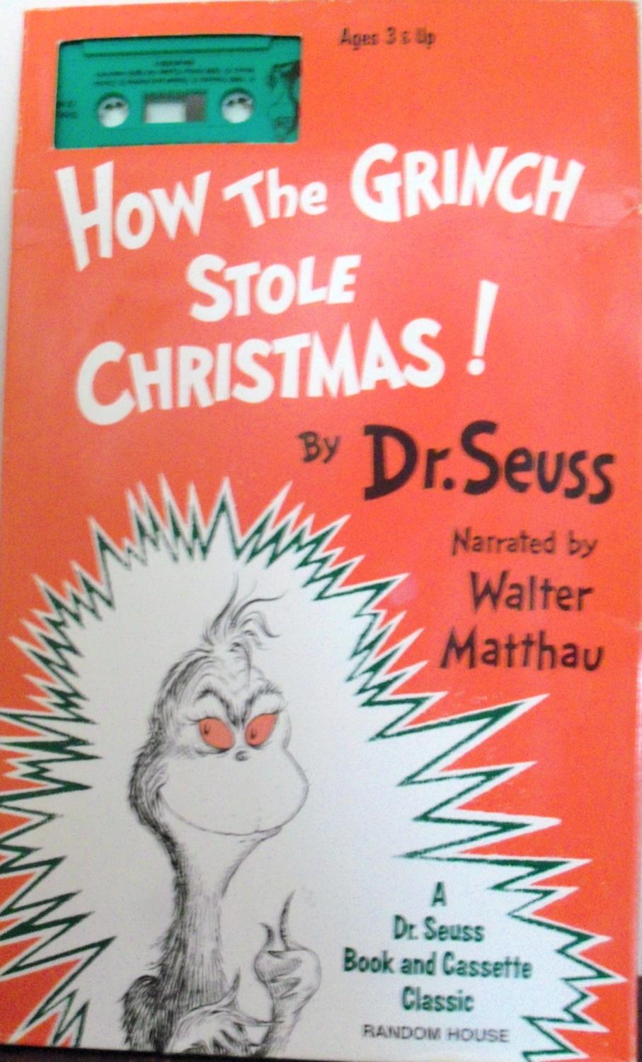 how the grinch stole christmas book cover