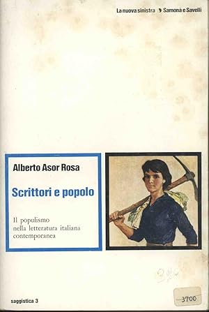 SCRITTORI E POPOLO IL POPULISMO NELLA LETTERATURA ITALIANA CONTEMPORANEA