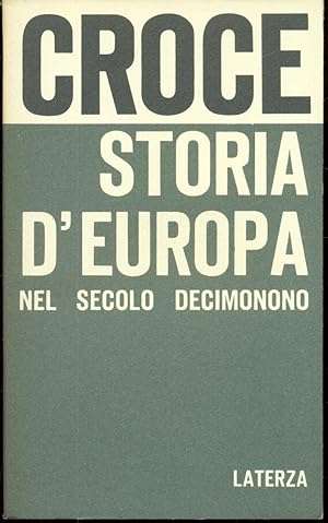 STORIA D'EUROPA NEL SECOLO DECOMONONO