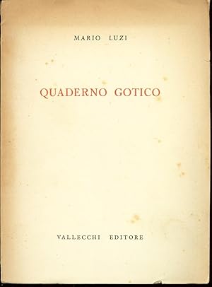 QUADERNO GOTICO