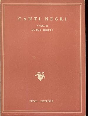 CANTI NEGRI