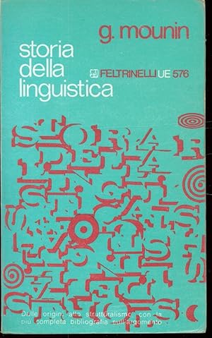 STORIA DELLA LINGUISTICA DALLE ORIGINI AL XX SECOLO