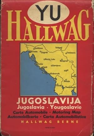 JUGOSLAVIJA JUGOSLAVIA YOUGOSLAVIE CARTE AUTOMOBILE AUTOMOBILKARTE MOTORING MAP