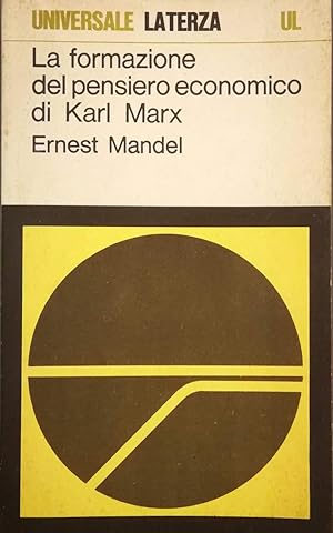 La formazione del pensiero economico di karl Marx