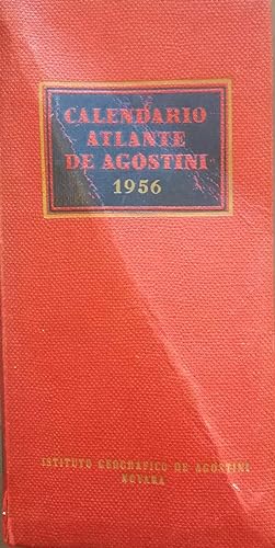 Calendario atlante De Agostini 1956