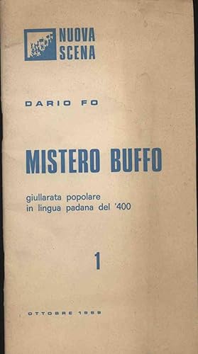 MISTERO BUFFO GIULLARATA POPOLARE IN LINGUA PADANA DEL '400