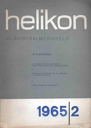 HELIKON 1965 2 VILAGIRODALMI FIGYELO