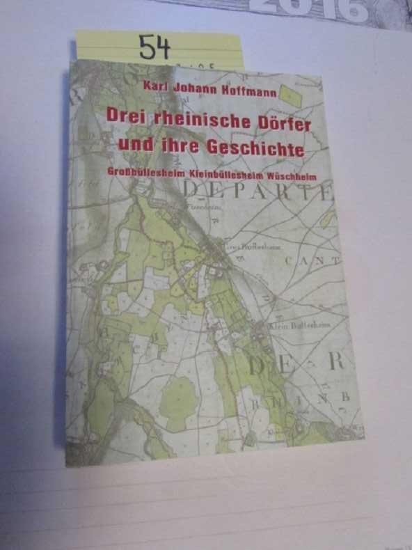 Drei rheinische Dörfer und ihre Geschichte. Grossbüllesheim, Kleinbüllesheim, Wüschheim