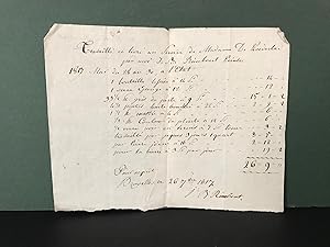 bookwood abebooks handwritten receipt