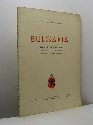 Bulgaria. Rivista di cultura, anno III, n. 2, giugno 1941