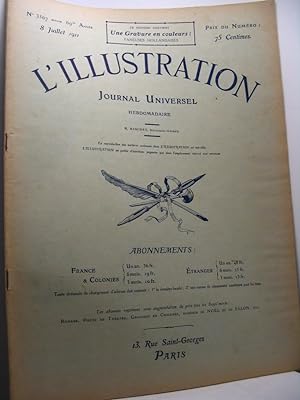 L'Illustration. Journal universel hebdomadaire, année 69, n. 3567, 8 juillet 1911