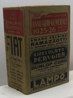 Annuario Generale 1925-26 Touring Club Italiano