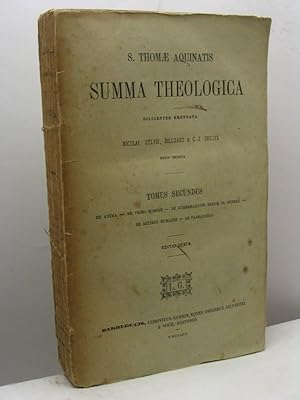 Summa theologica diligenter emendata Nicolai, Sylvii, Billuart, & C.-J. Drioux notis ornata - Tom...