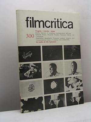 Filmcritica, anno XXX, n. 300, novembre-dicembre 1979,