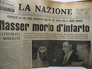 La Nazione, anno CXII, n. 213, 29 settembre 1970. Edizione del mattino