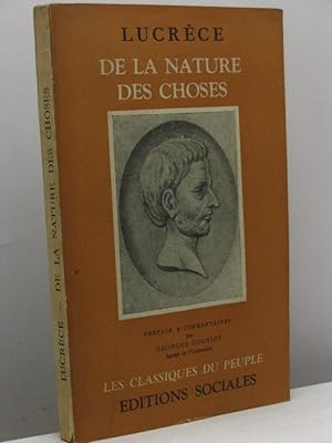 De la nature des choses