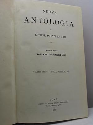 Nuova antologia di scienze, lettere ed arti, quinta serie, volume CXXVI, volume CCX della raccolt...