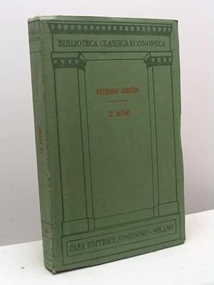 Le satire (Satyricon) recate in italiano da Vincenzo Lancetti