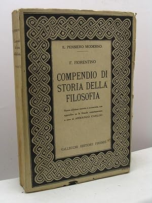 Compendio di storia della filosofia - volume secondo, parte prima (La filosofia moderna)