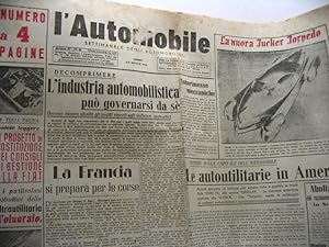 L'Automobile. Settimanale degli automobilisti, anno II, n. 9, 4-11 marzo 1946