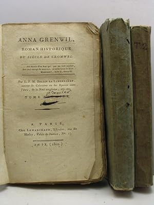 Anna Grenwil, roman historique du siècle de Cromwel - tome I-II-III