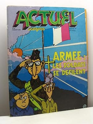 Actuel. Novapress, n. 16, janvier 1972 - Armee: les soldats se defilent,