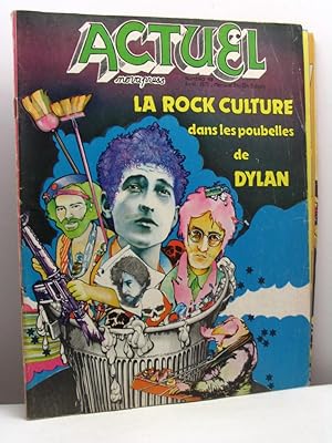 Actuel. Novapress, n. 19, avril 1972 - La rock culture dans les poubelles de Dylan,