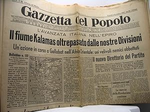 Gazzetta del Popolo. L'Italiano, anno 93, n. 268, 8 novembre 1940. Edizione del mattino