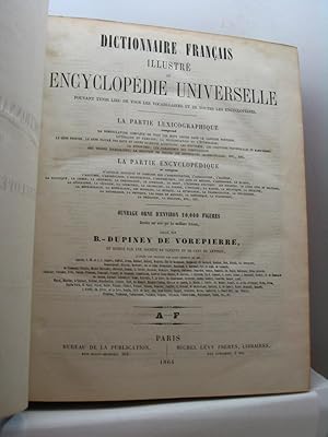 Dictionnaire français illustré et Encyclopédie Universelle - volume I (A-F) e volume II (G-Z)