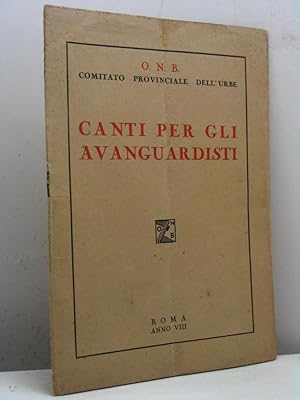 Canti per gli Avanguardisti