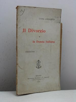 Il divorzio e la donna italiana. Discorso