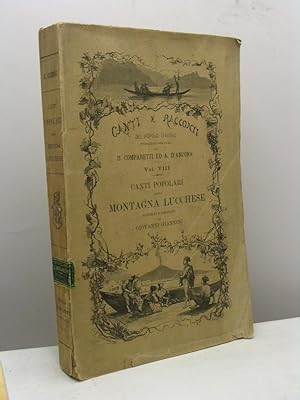 Canti popolari della montagna lucchese raccolti e annotati da Giovanni Giannini