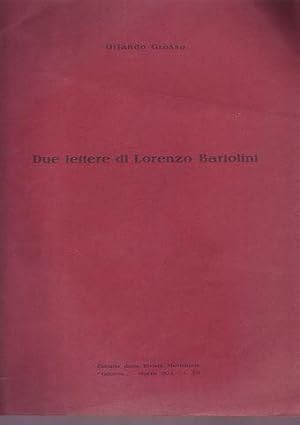 Due lettere di Lorenzo Bartolini