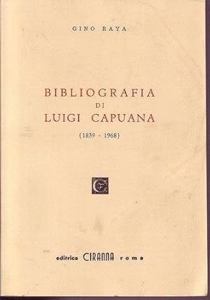 Bibliografia di Luigi Capuana (1839-1968)