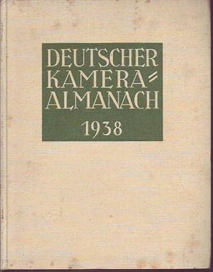 Deutscher Kamera-Almanach 1938 ein jahrbuch fur die photographie unserer zeit