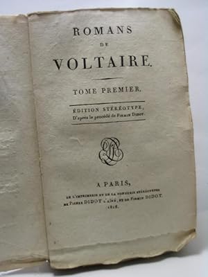 Romans de Voltaire