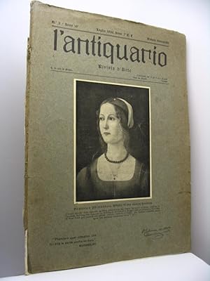 L'antiquario rivista d'arte organo sezione arredamento federazione fascista commercianti fiorenti...