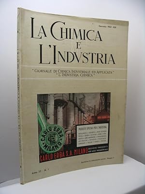 La chimica e l'industria. Giornale di Chimica industriale ed applicata - L'industria chimica. Riv...