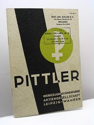 Il nostro programma di fabbricazione - Pittler werkzeugmaschinenfabrik aktiengesellschaft Leipzig...