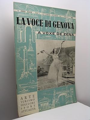 La voce di Genova. A voxe de Zena. Arte turismo folclore sport attualità, anno X, nn. XXXV-XXXVI,...
